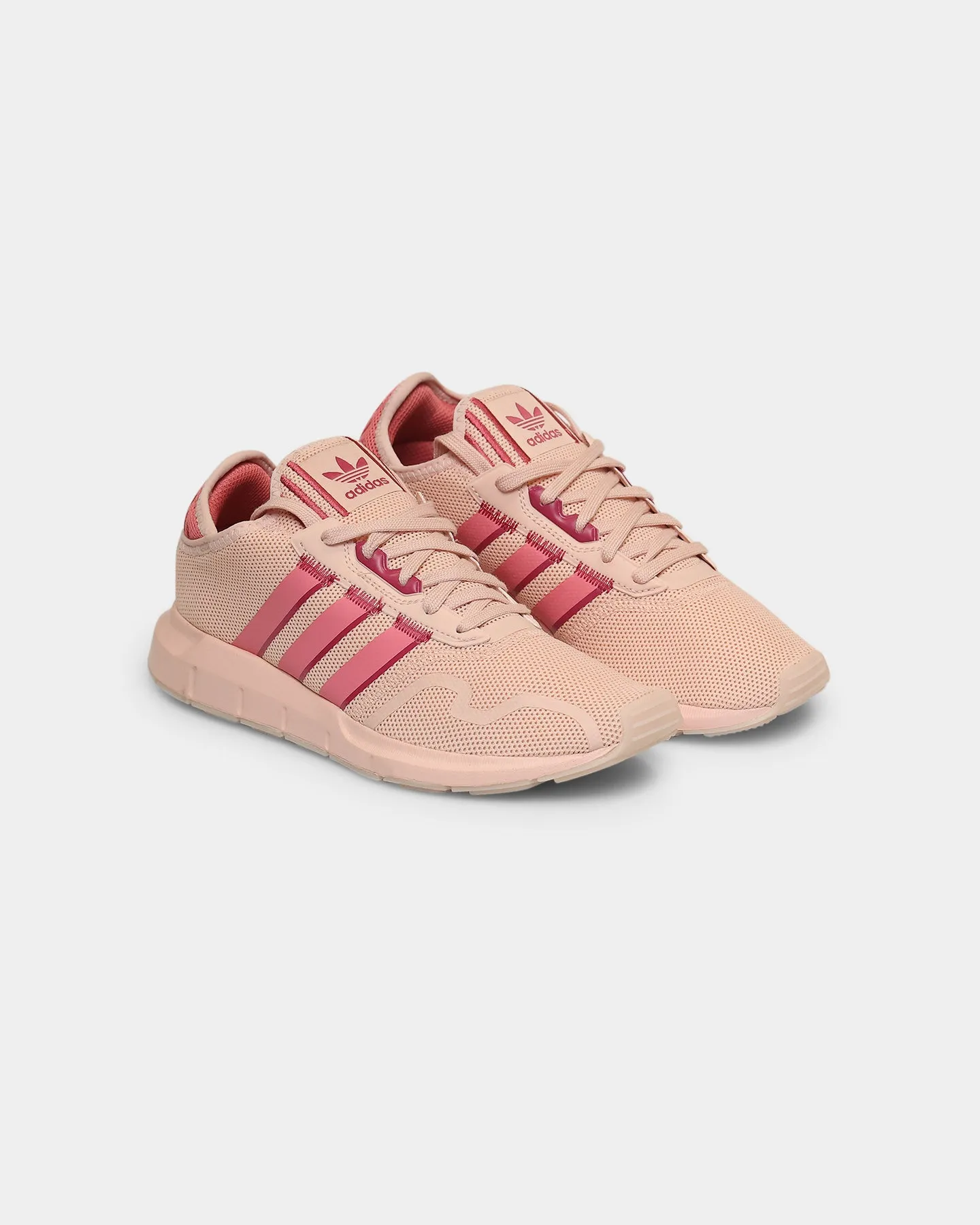 Adidas Women's Swift Run X Pink/Rose/Pink Adidas Court Flight Volleyball Shoes