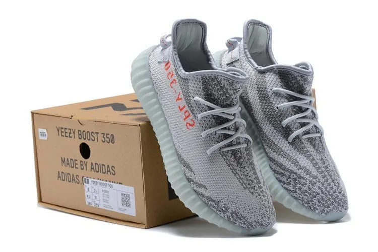 Adidas YEEZY BOOST 350 V2 'Blue Tint' Shoes Men Women Sneaker Sale All Size US 7-11 Adidas Strap Shoes