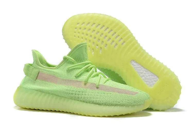 Adidas YEEZY BOOST 350 V2 GID 'Glow' Shoes Men Women Sneaker Sale All Size US 7-11 Adidas Forum Low Cl Shoes