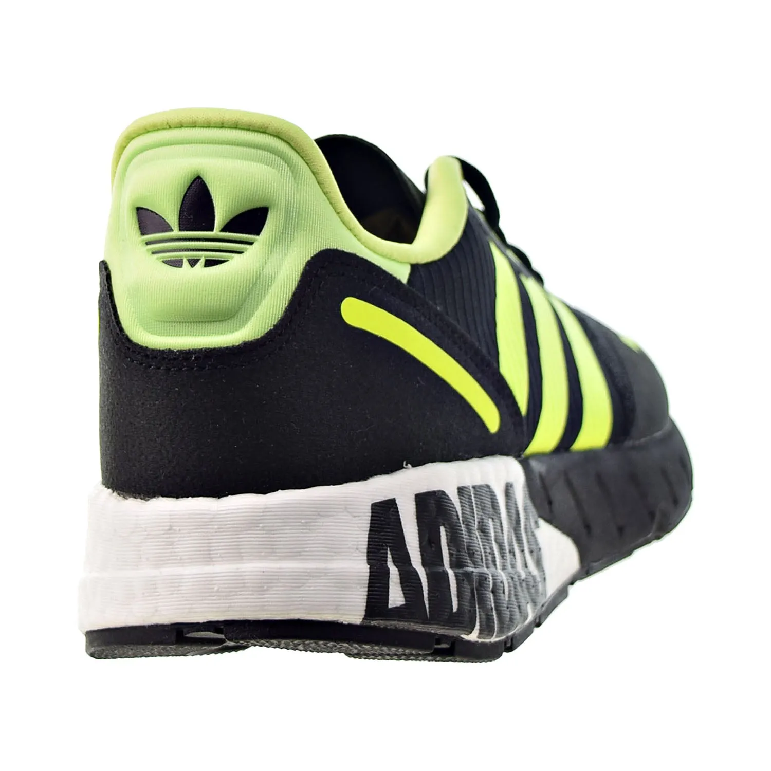 Volleyball Adidas Shoes Adidas ZX 1K Boost Men's Shoes Core Black-Solar Yellow-Matte Silver