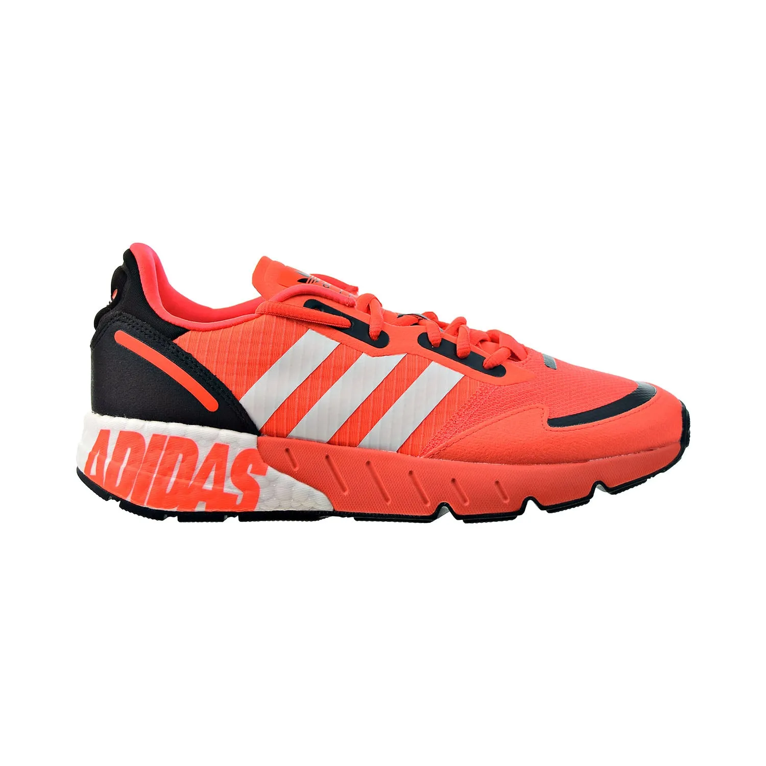 Adidas ZX 1K Boost Men's Shoes Solar Red-White-Black Adidas Rubber Shoes