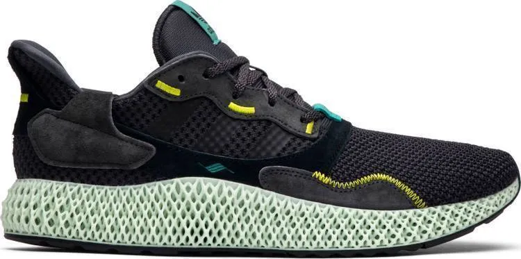 Adidas Puig Shoe Adidas ZX 4000 Futurecraft 4D 'Carbon' Shoes Men Women Sneaker !!! CYBER MONDAY SALE !!!