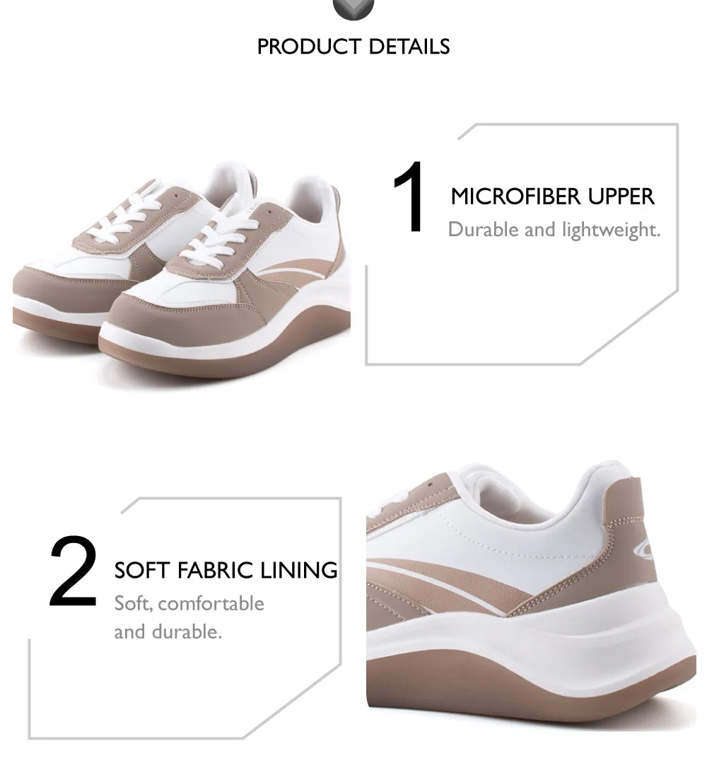 camel active Women Jennifer Sneakers shoes - 762303-YX02SV-52-BEIGE Cloudfoam Sneakers