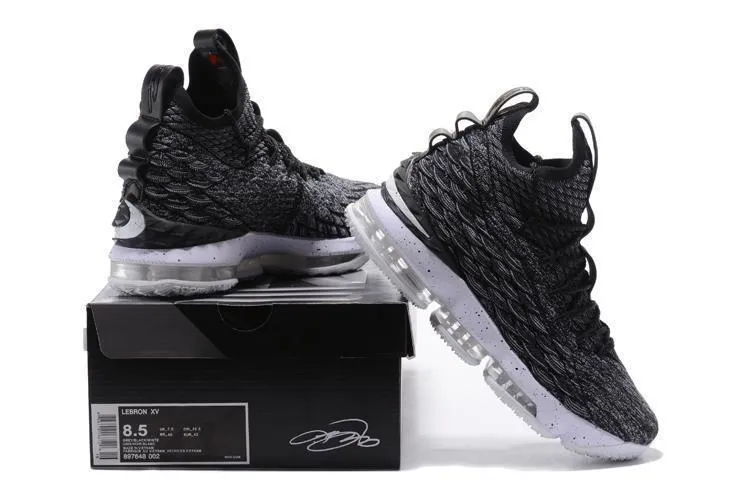 Nike Lebron XV 15 "Ashes" Grey White Men Shoes !!! CYBER MONDAY SALE !!! Unisex Asics Running Shoes