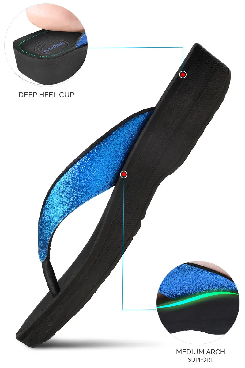 Free Flip Flops Aerothotic - Crystal Mist Women's Comfortable Flip-Flops Sandal