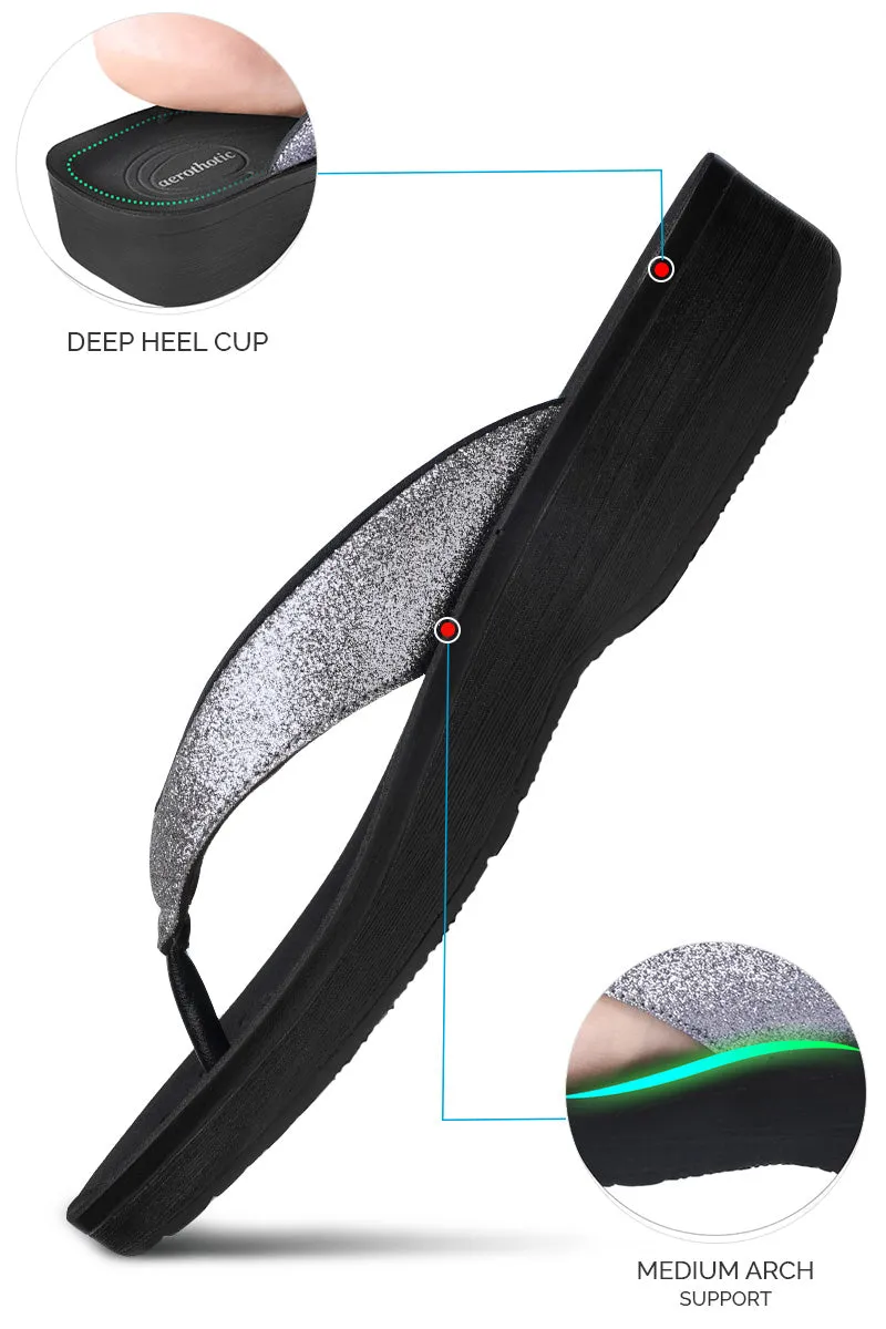 Aerothotic - Crystal Mist Women's Comfortable Flip-Flops Sandal Animal Rescue Flip Flops