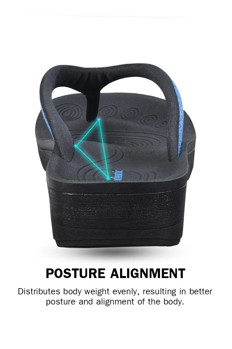 Aerothotic - Crystal Mist Women's Comfortable Flip-Flops Sandal Flip Flops Lined