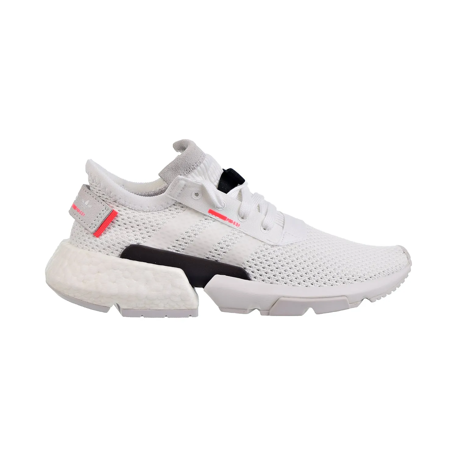 Adidas POD-S3.1 J Big Kids' Shoes Foortwear White/Footwear/Shock Red Light Adidas Shoes