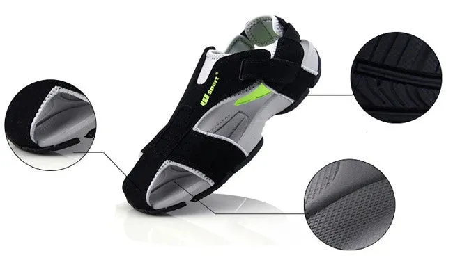 Akexiya 2016 Summer Sandals Men Closed Toe Fashion Beach Men Sandals Flexional Suede Leather Shoes Beach Shoes Big Size Clark Sandals