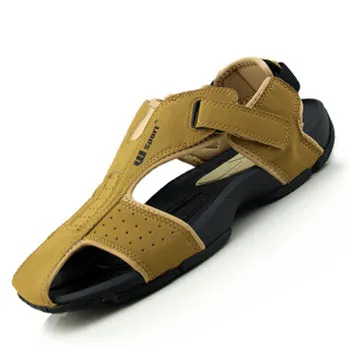 Sandals Resorts In Jamaica Akexiya 2016 Summer Sandals Men Closed Toe Fashion Beach Men Sandals Flexional Suede Leather Shoes Beach Shoes Big Size