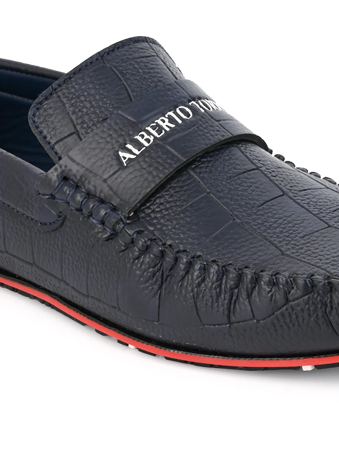 Zero Grande Loafers Alberto torresi Synthetic Navy Casual Loafers
