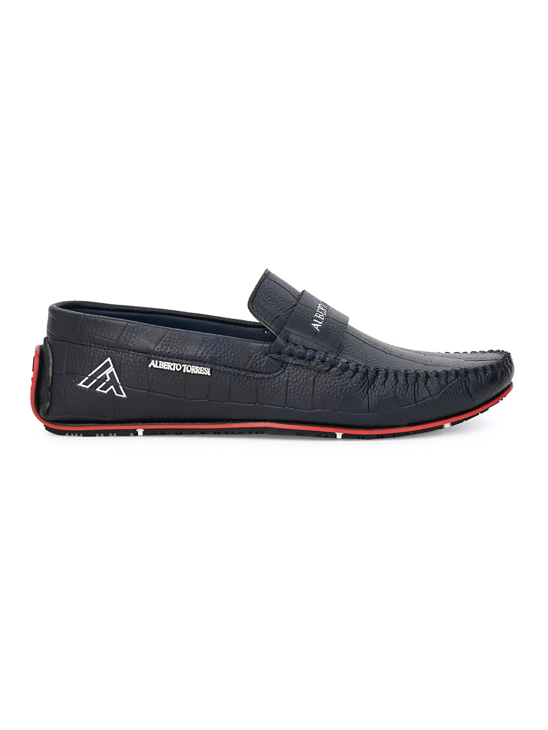 Alberto torresi Synthetic Navy Casual Loafers Loafers Spikes