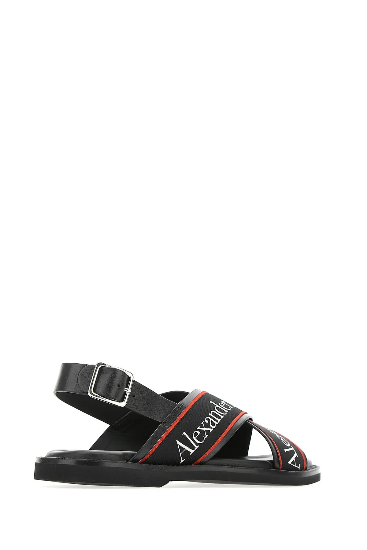 Sandals Spa Alexander McQueen Logo Crossover Sandals