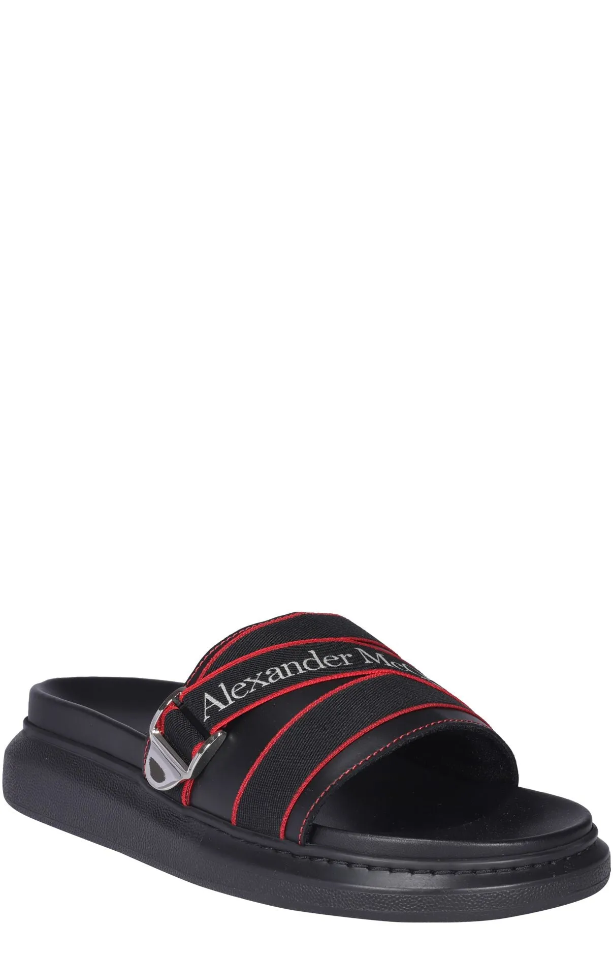 Alexander McQueen Strap Logo Detailed Sandals Archie Sandals