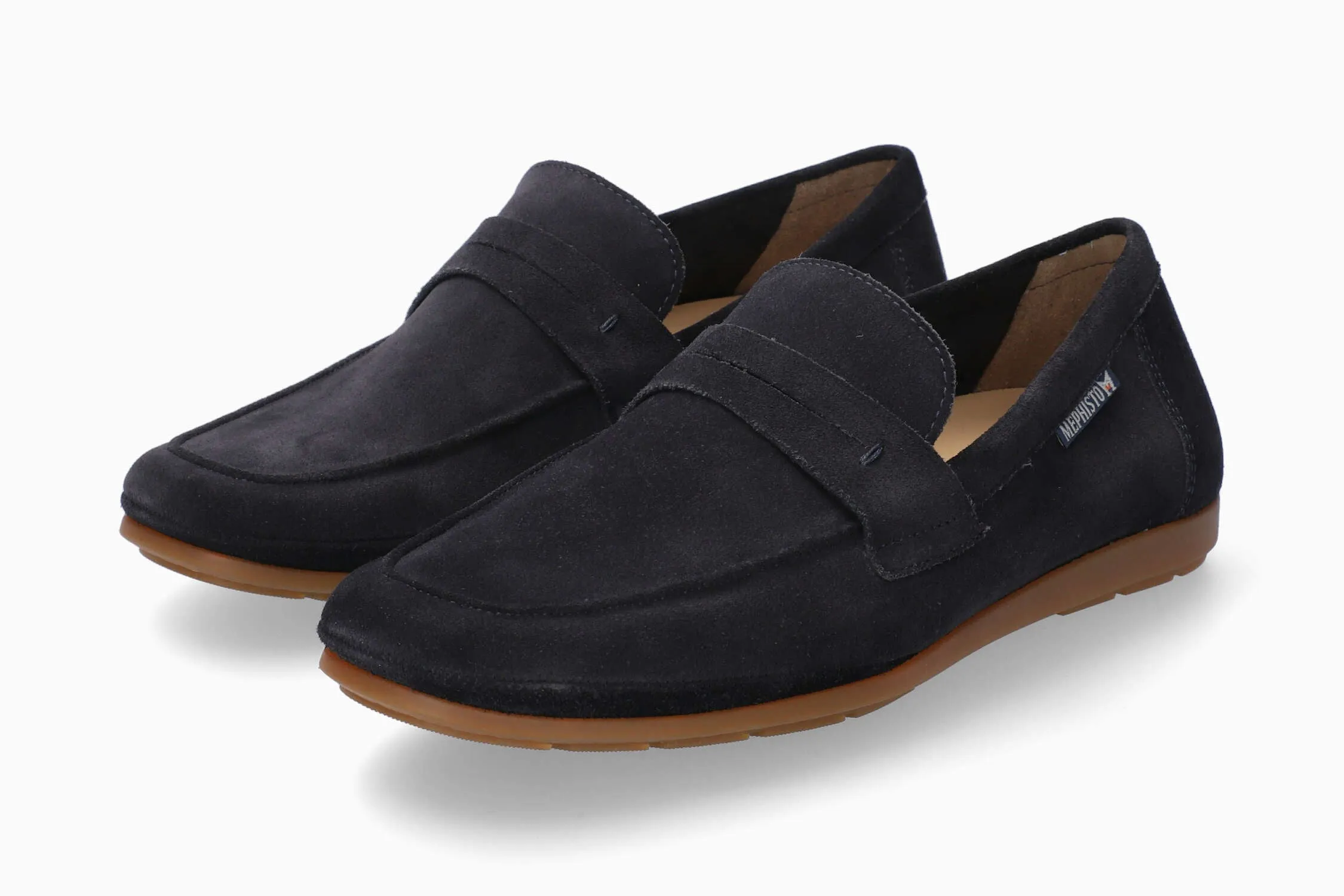 Alexis - Blue Slip On Comfort Shoes