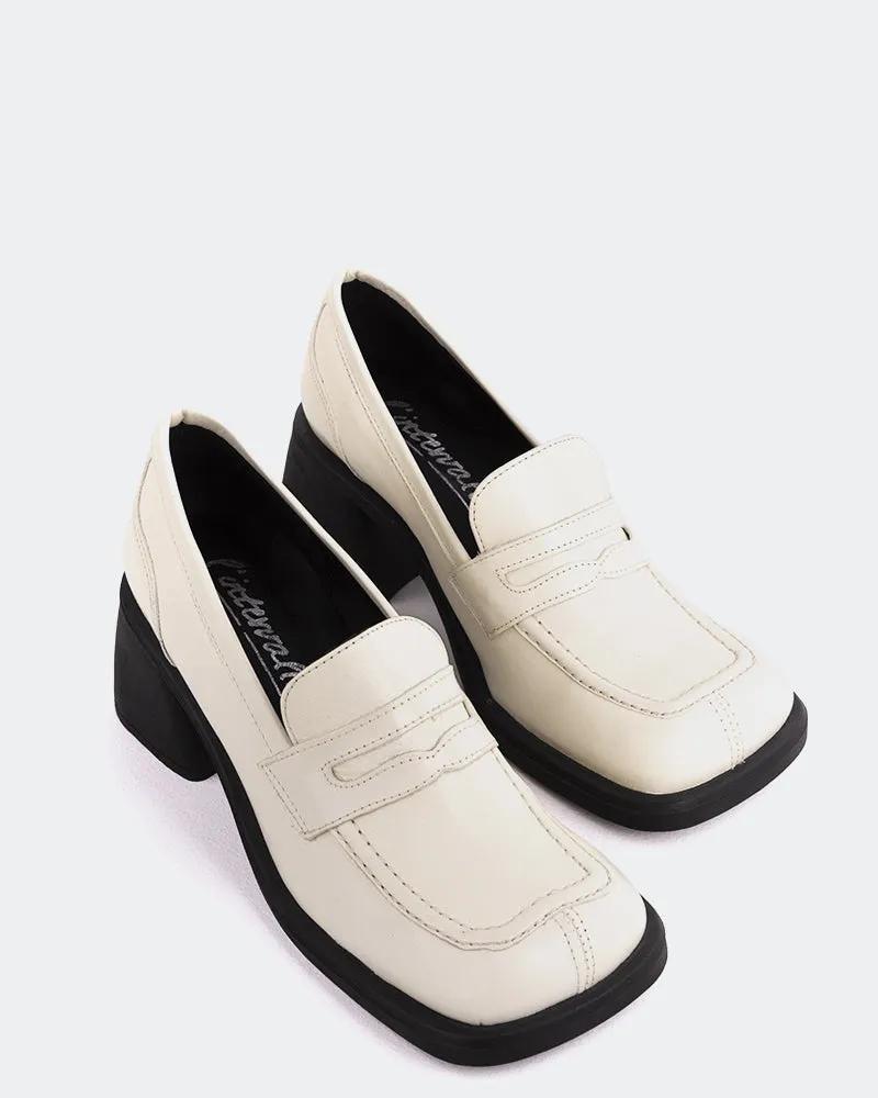 Heels Loafers Station Off White Leather
