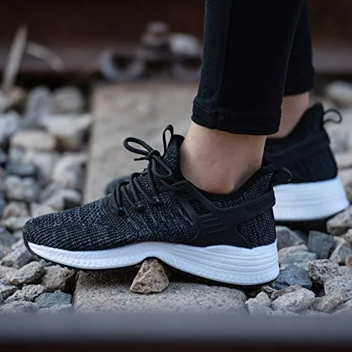 Dolphin Women's Running Shoes - Lightweight Breathable Memory Foam Sneaker Foot Sneakers