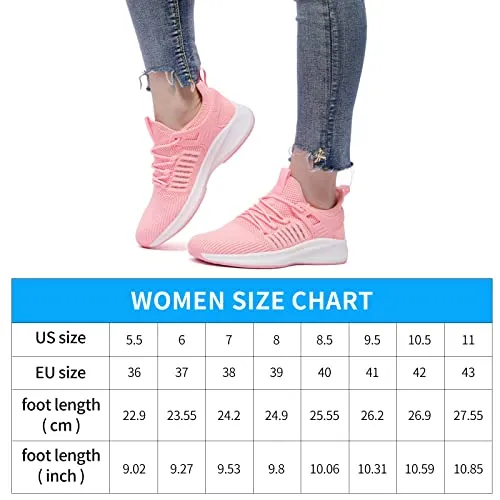 90 Sneakers Dolphin Women's Running Shoes - Lightweight Breathable Memory Foam Sneaker
