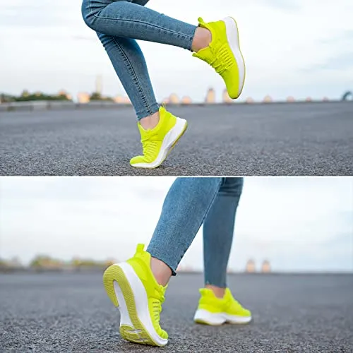 Dolphin Women's Running Shoes - Lightweight Breathable Memory Foam Sneaker Colorful Sneakers