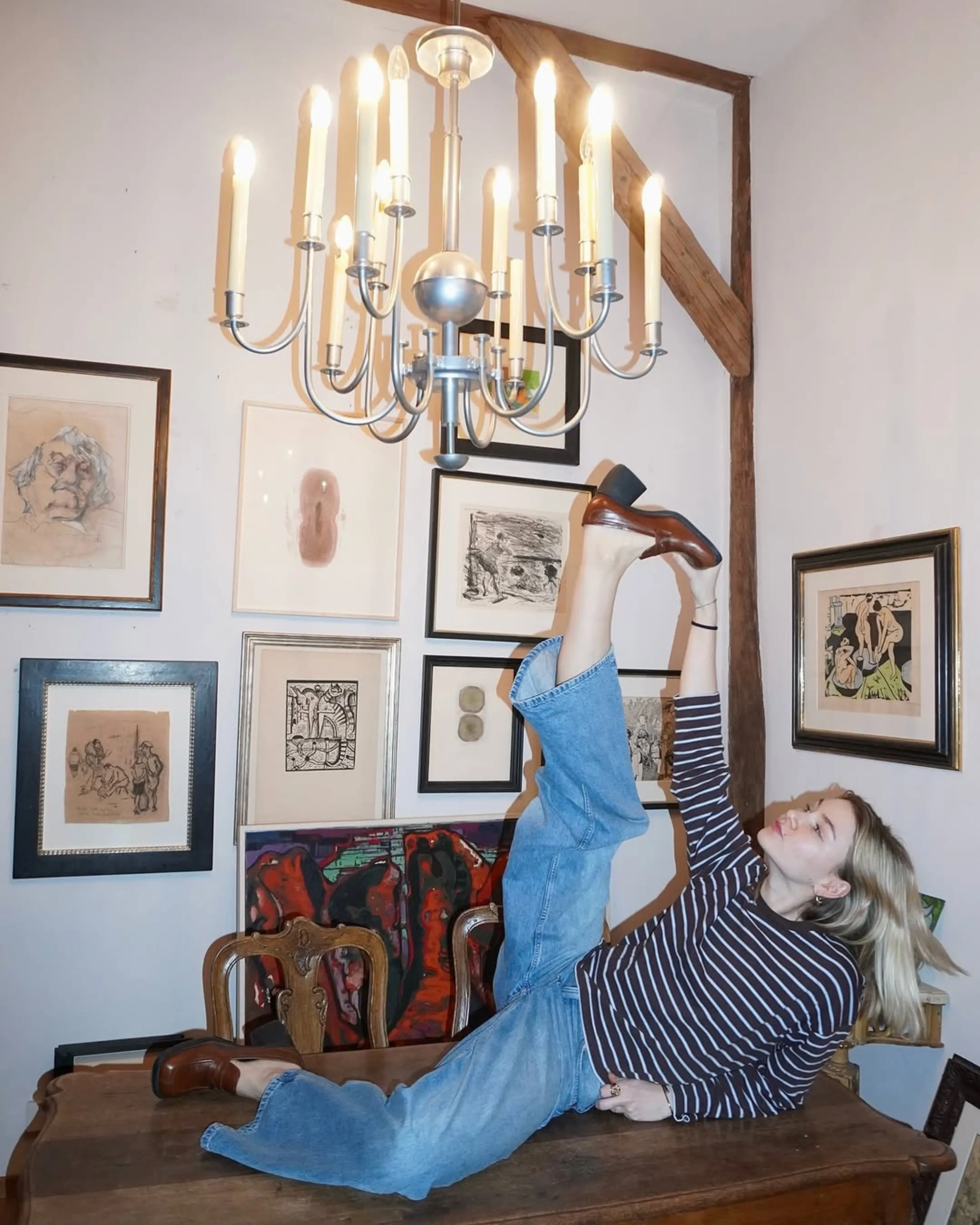 Loafers Prada Station Chestnut Leather