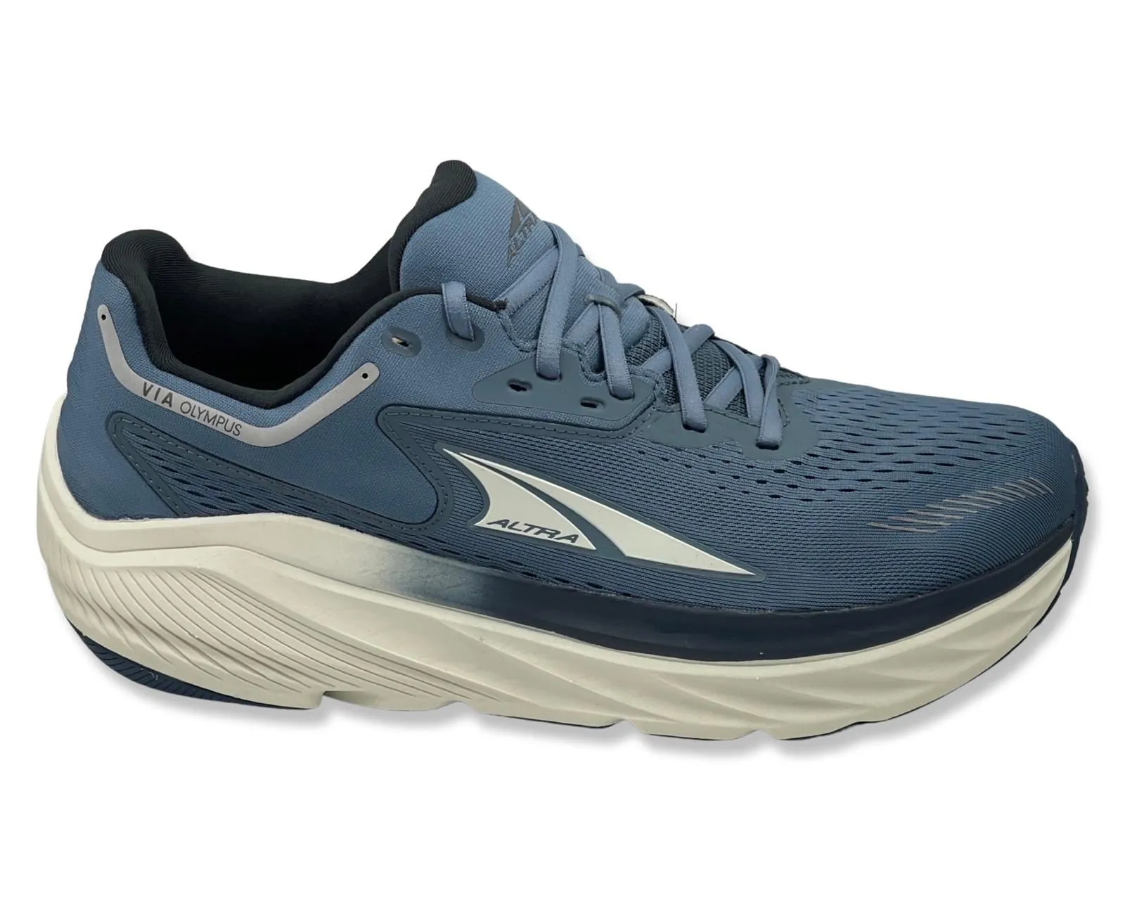 Altra Via Olympus Running Shoes In Blue For Men's Stylish Slip On Sneakers