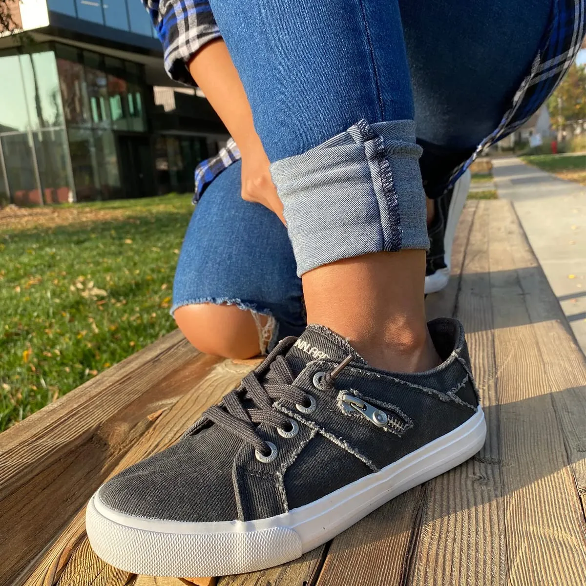 Dior Sneakers JENN ARDOR Elastic Slip-On Sneakers - Retro Fashion Comfort