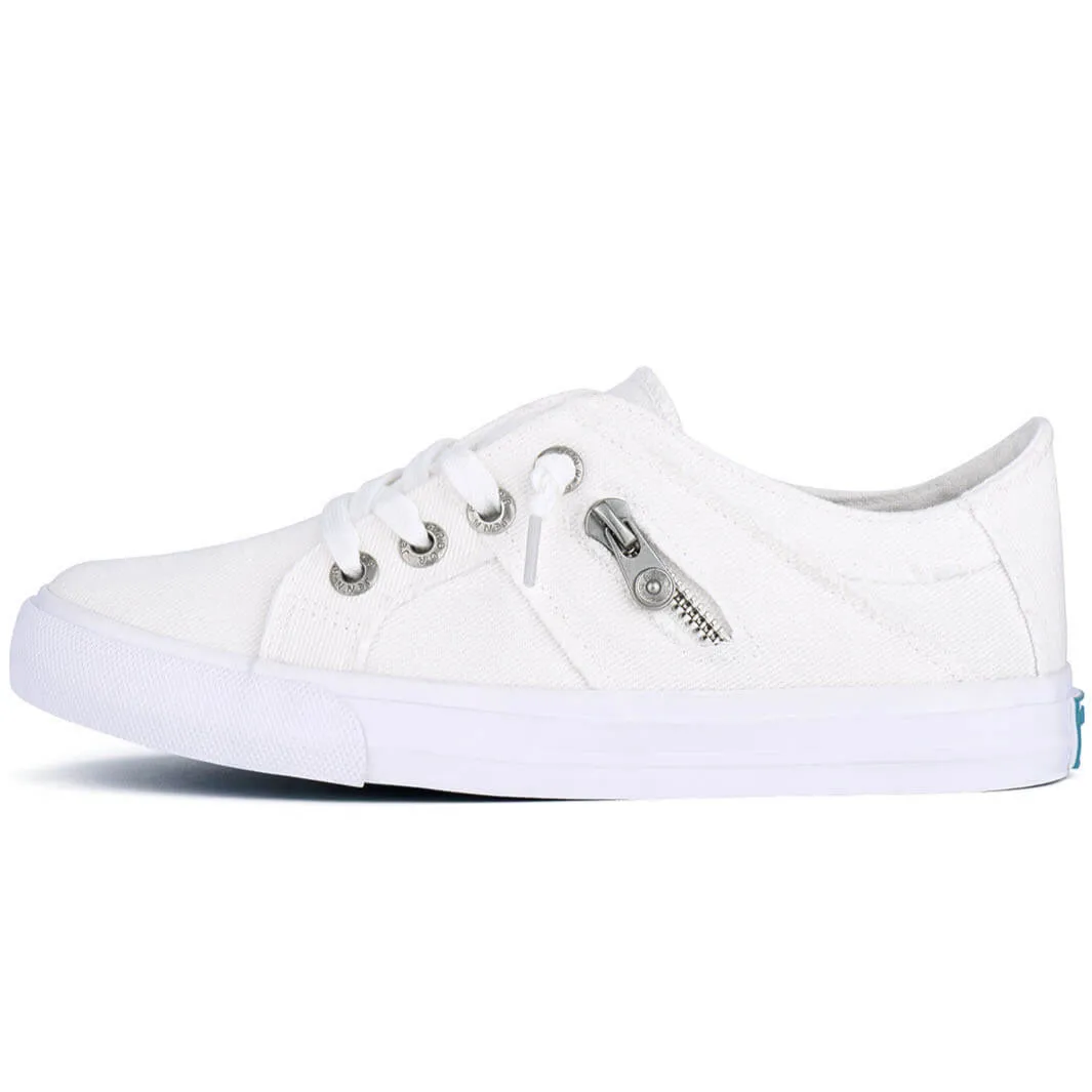 JENN ARDOR Elastic Slip-On Sneakers - Retro Fashion Comfort Cali Wedge Sneakers