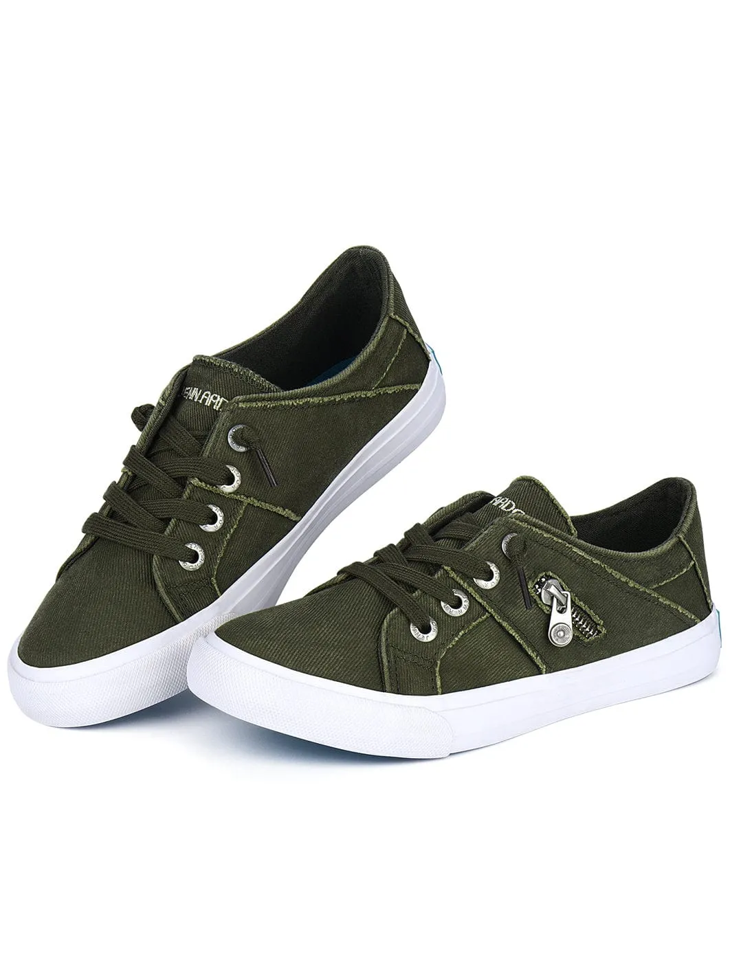 JENN ARDOR Elastic Slip-On Sneakers - Retro Fashion Comfort Possession Snea