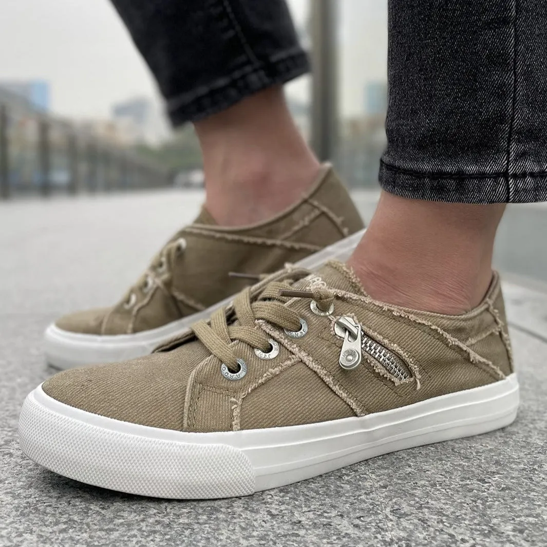 JENN ARDOR Elastic Slip-On Sneakers - Retro Fashion Comfort