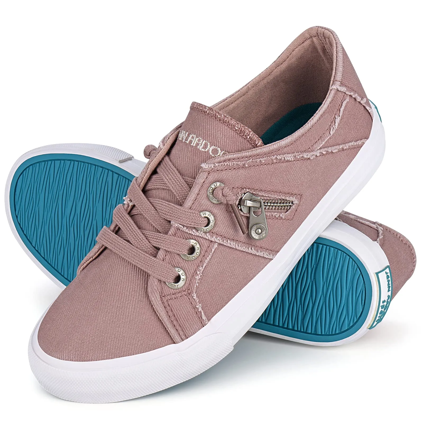 JENN ARDOR Elastic Slip-On Sneakers - Retro Fashion Comfort Create Your Own Sneakers