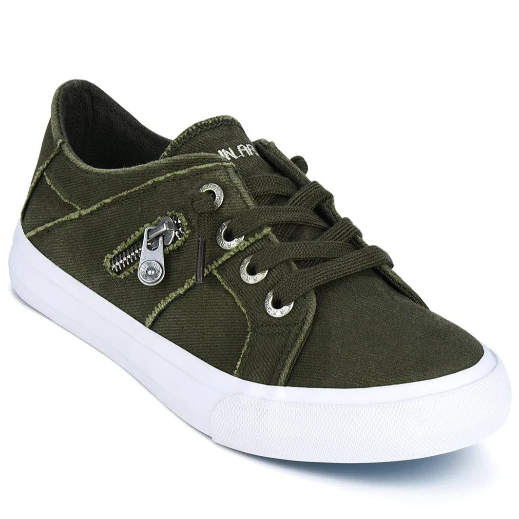 Best Sneakers For Arthritic Feet JENN ARDOR Elastic Slip-On Sneakers - Retro Fashion Comfort