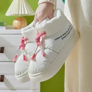 Drawstring Puffer Slippers Sandals And Slides