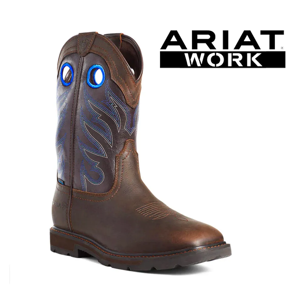 ARIAT Men's Groundwork Waterproof 10034724 Best Square Toe Lace Up Work Boots