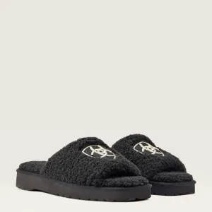 Mallard Duck Slippers Ariat Women Cozy Chic Square Toe Slipper- Black