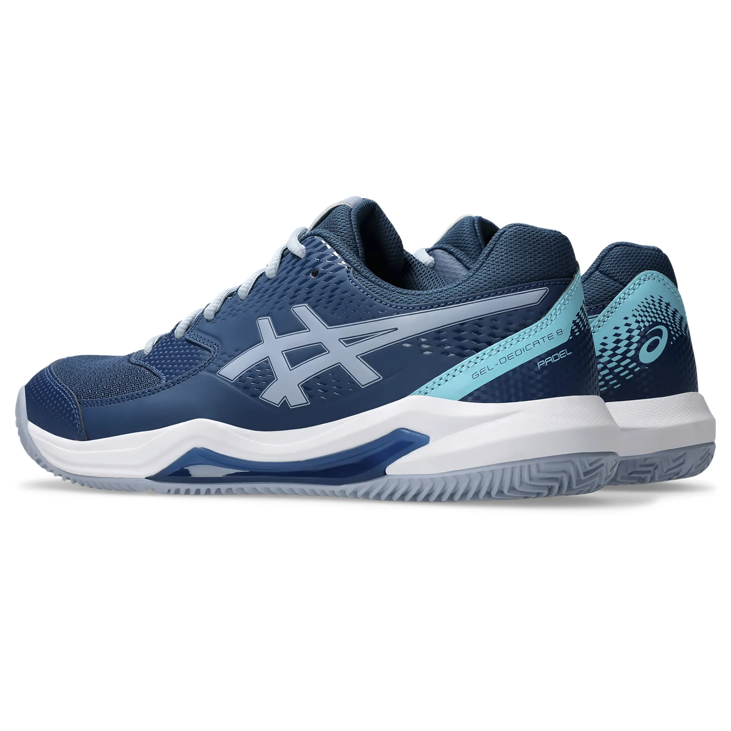 Youth Asics Volleyball Shoes Asics Gel-Dedicate 8 Men's Padel Shoes (1041A414-405)