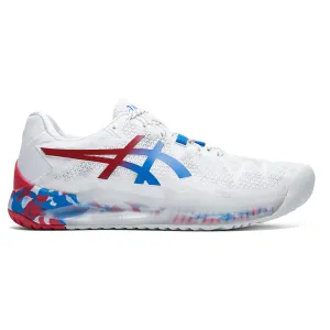 Asics Gel Resolution 8 Retro Tokyo White Blue Mens Tennis Shoes Asics Prototype Shoes