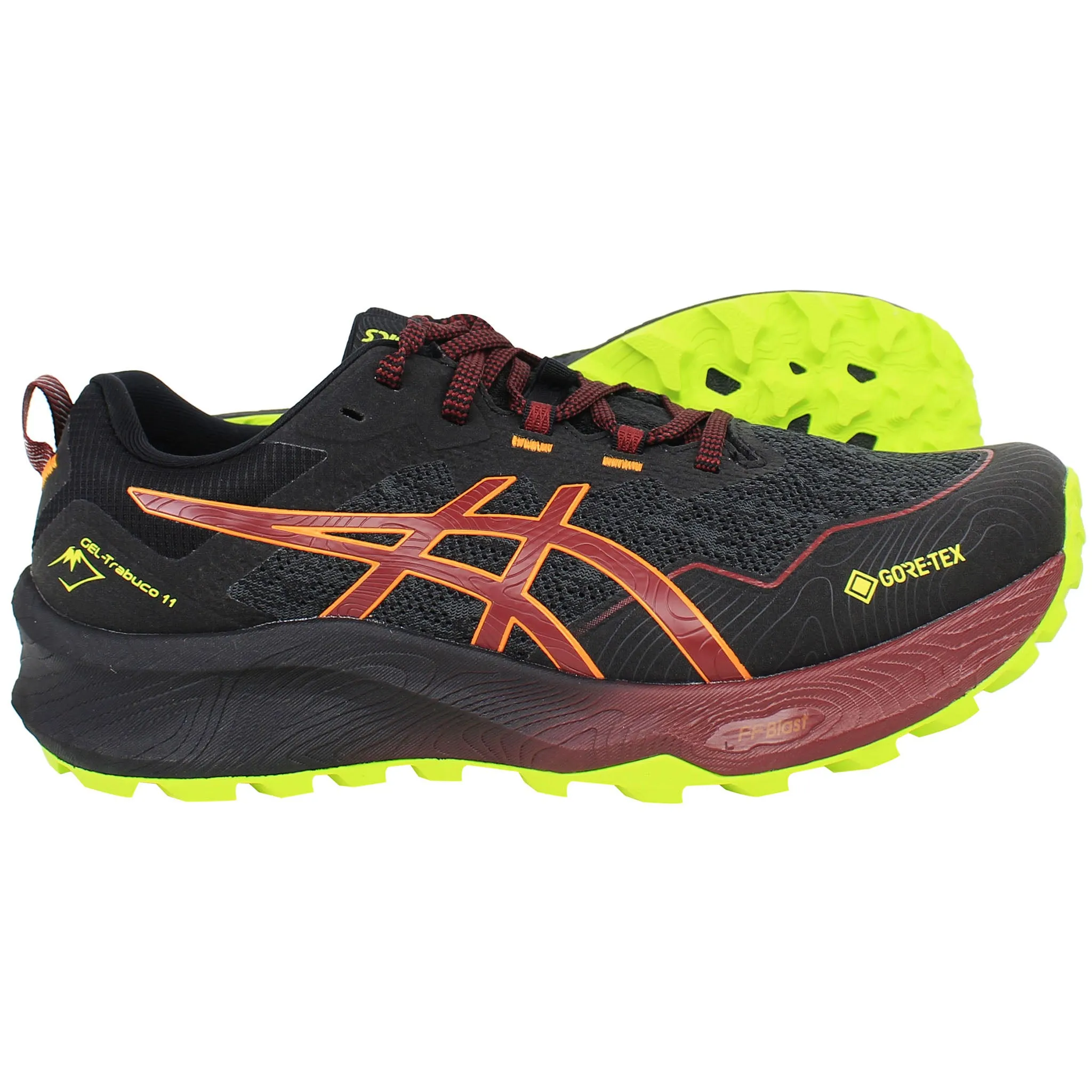 Amazon Asics Shoes Asics Gel-Trabuco 11 GTX Mens Black Running Shoes