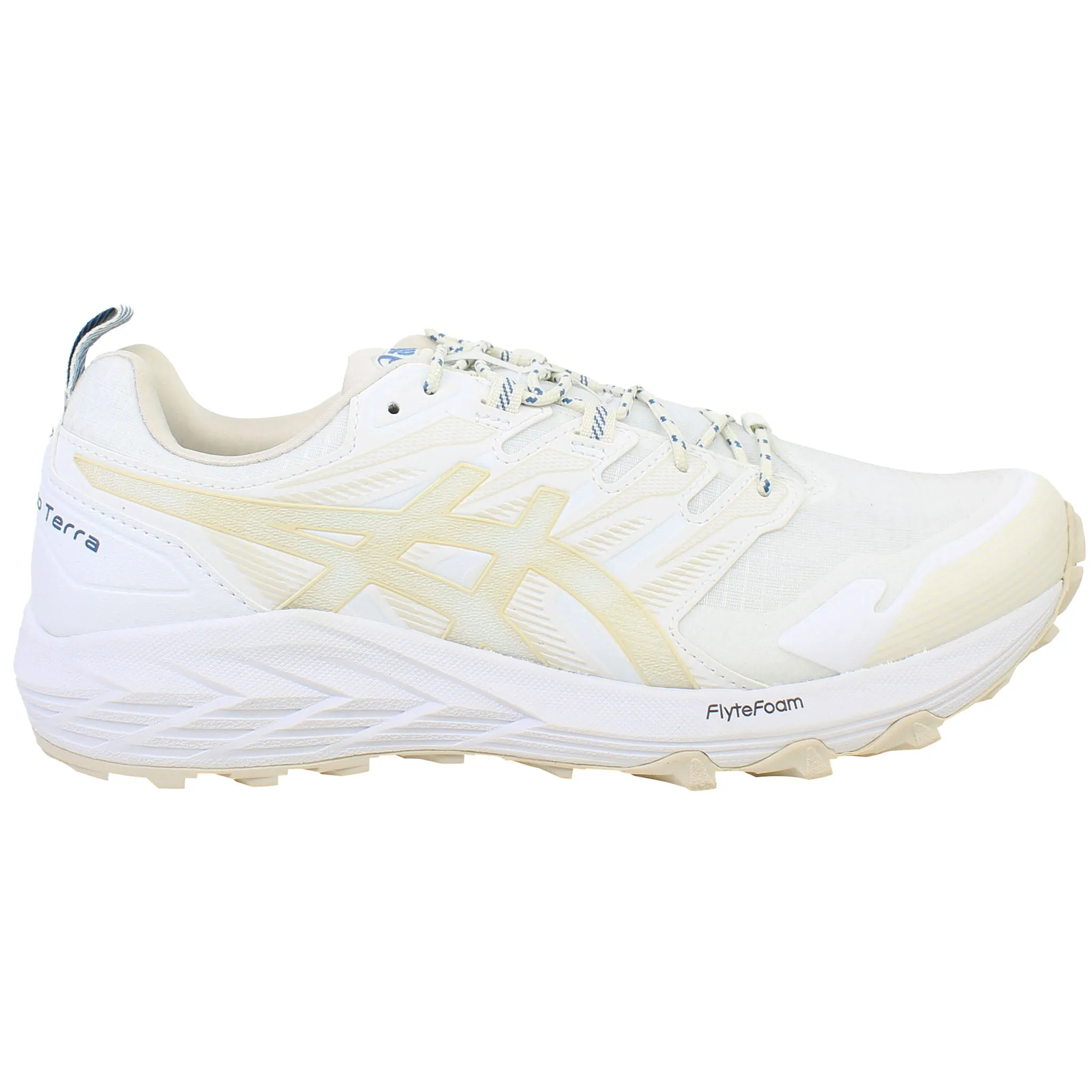Asics Gel-Trabuco Terra SPS Mens White Running Shoes Asics Shoes For Long Distance Running