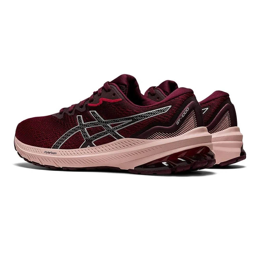 New Asics Shoes 2024 Asics GT-1000 11 - Cranberry/Pure Silver