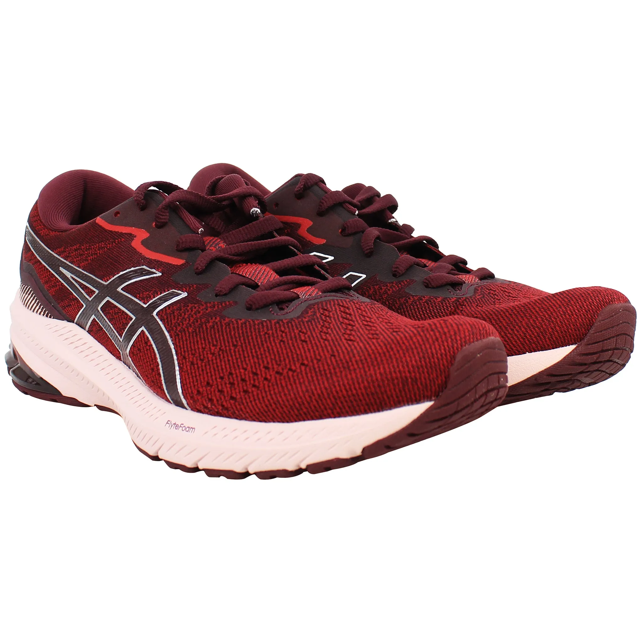 Asics GT-1000 11 Womens  Red Running Shoes History Of Asics Running Shoes
