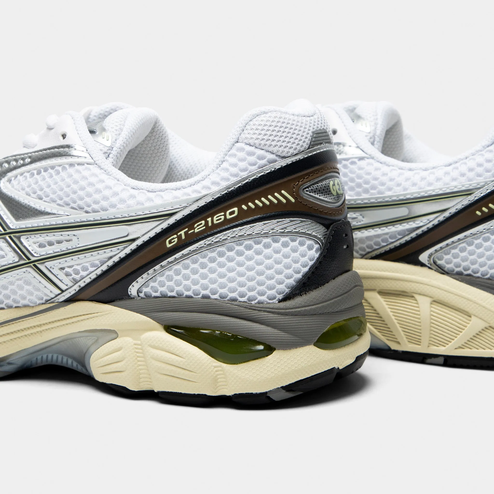 Asics Gel Peake 6 Cricket Shoes ASICS GT-2160 White / Brown-  Silver