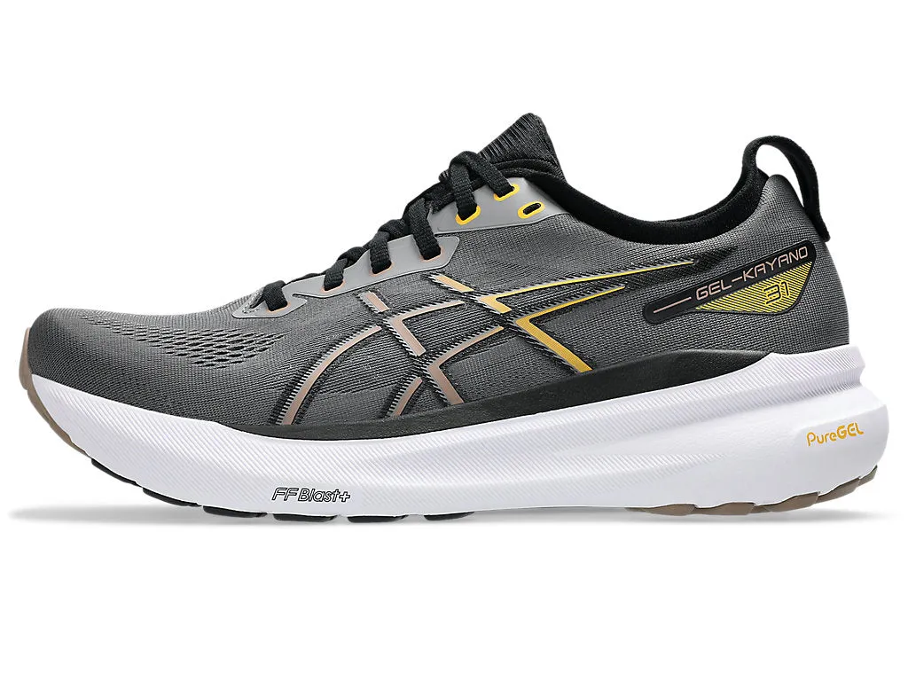 Asics Men's GEL-KAYANO 31 Running Shoes in Carbon/Taupe Grey New Asics Shoes 2025