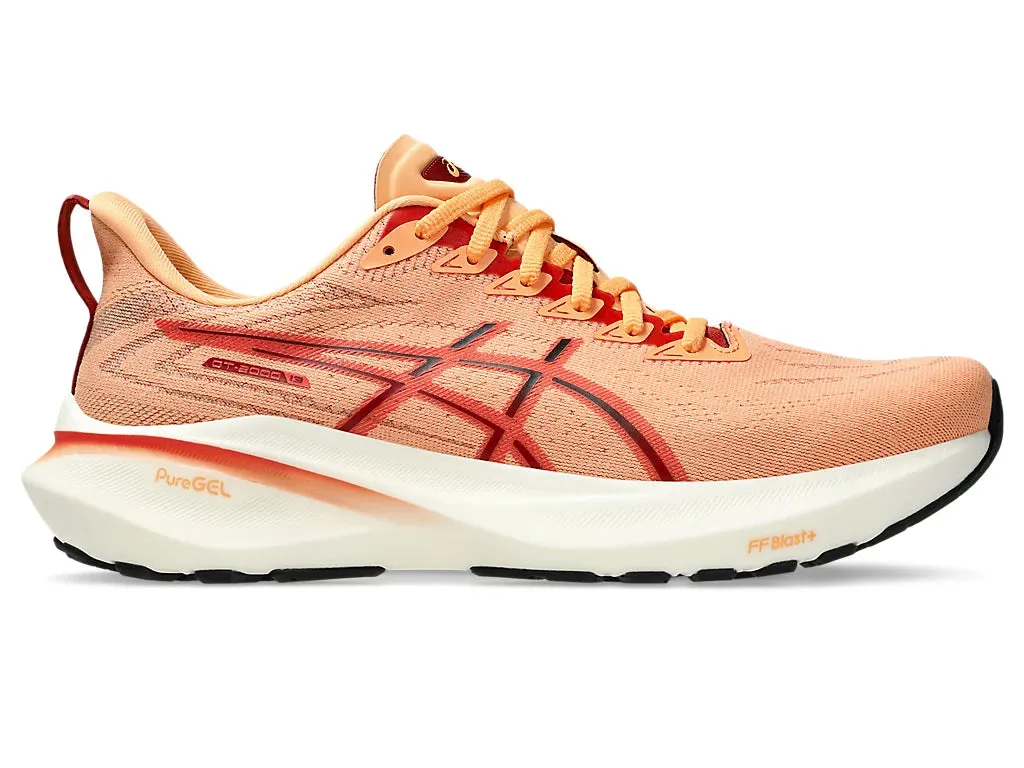 Asics Men's GT-2000 13 Running Shoes in Faded Orange/Desert Red Running Shoes Pronation