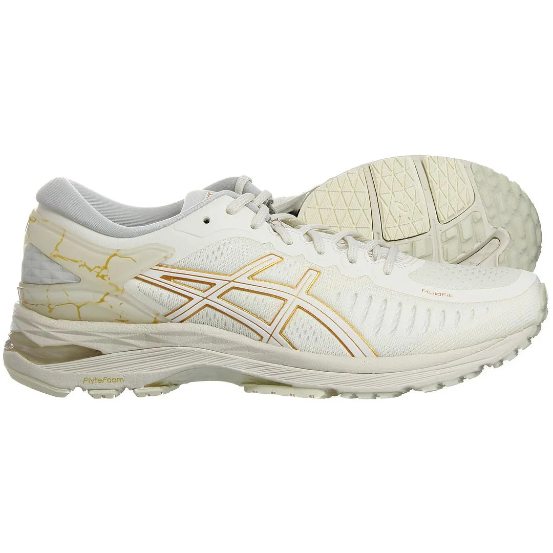 Asics MetaRun Womens White Running Trainers Asics Running Shoes Neutral Runners