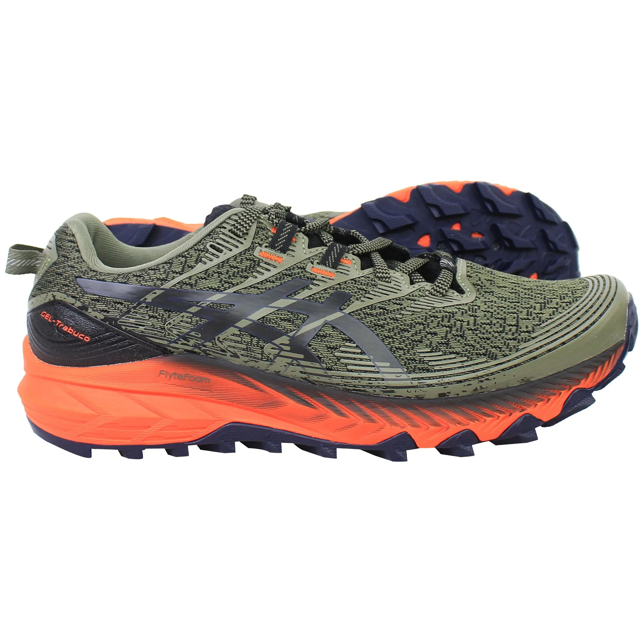 Shoes Similar To Asics Superblast Asics Gel-Trabuco 10 Mens Green Running Shoes