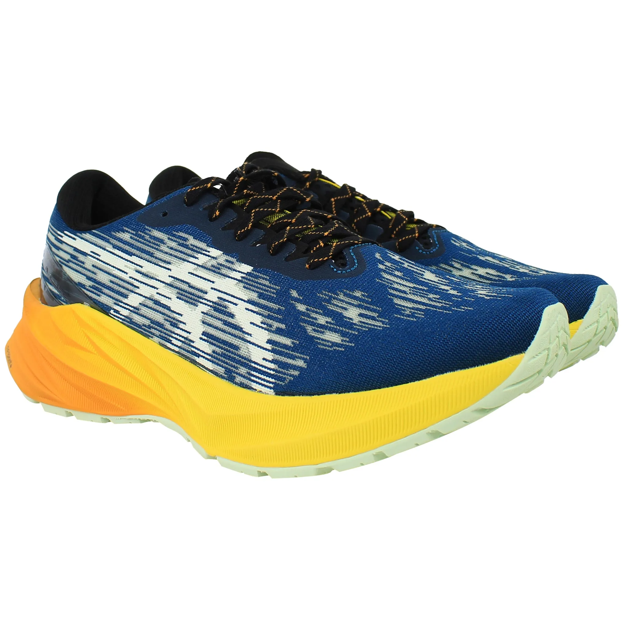 Asics Speed 3 Tennis Shoes Asics Novablast 3 TR Mens Blue Running Shoes