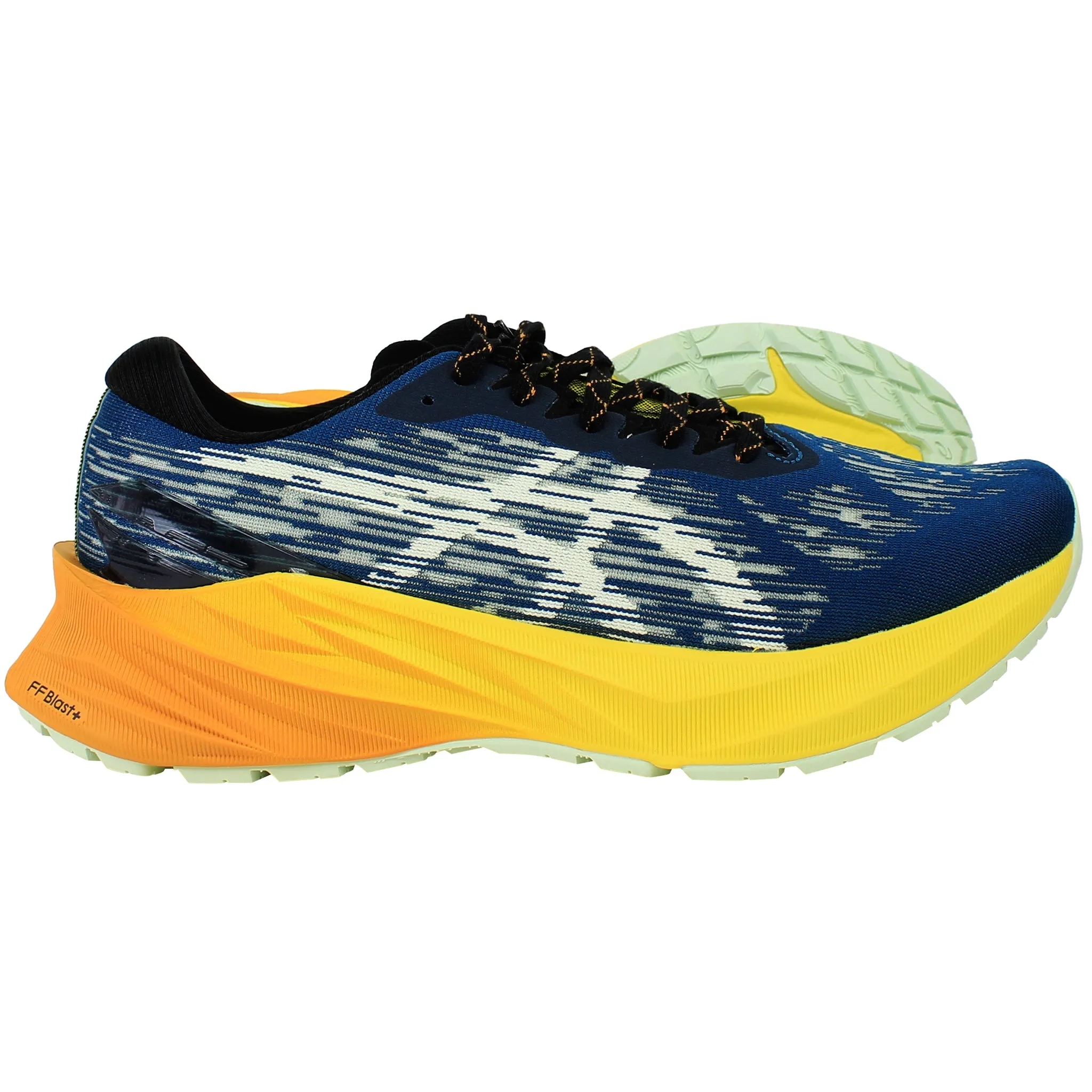 Asics Novablast 3 TR Mens Blue Running Shoes Asics Tigers Shoes