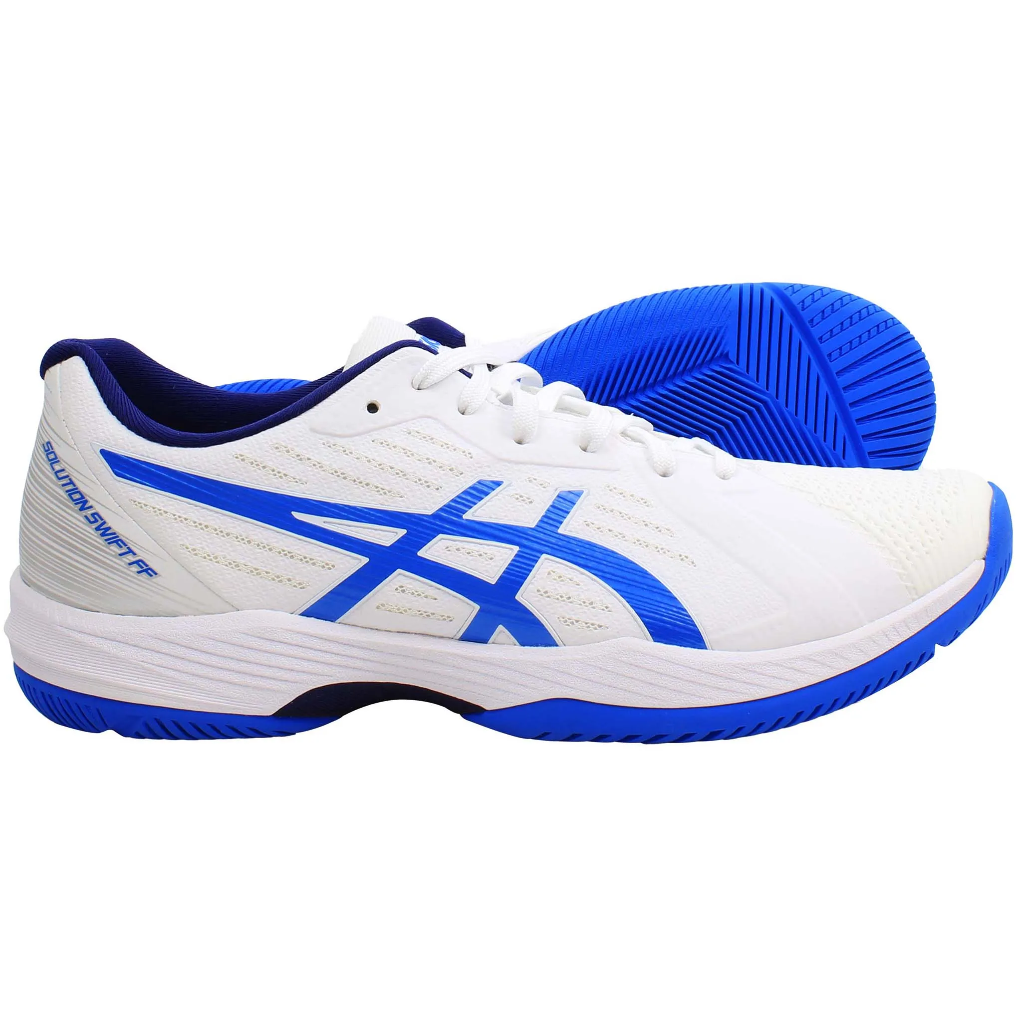 Asics Shoes In Uk Asics Solution Swift FF Mens White Tennis Shoes