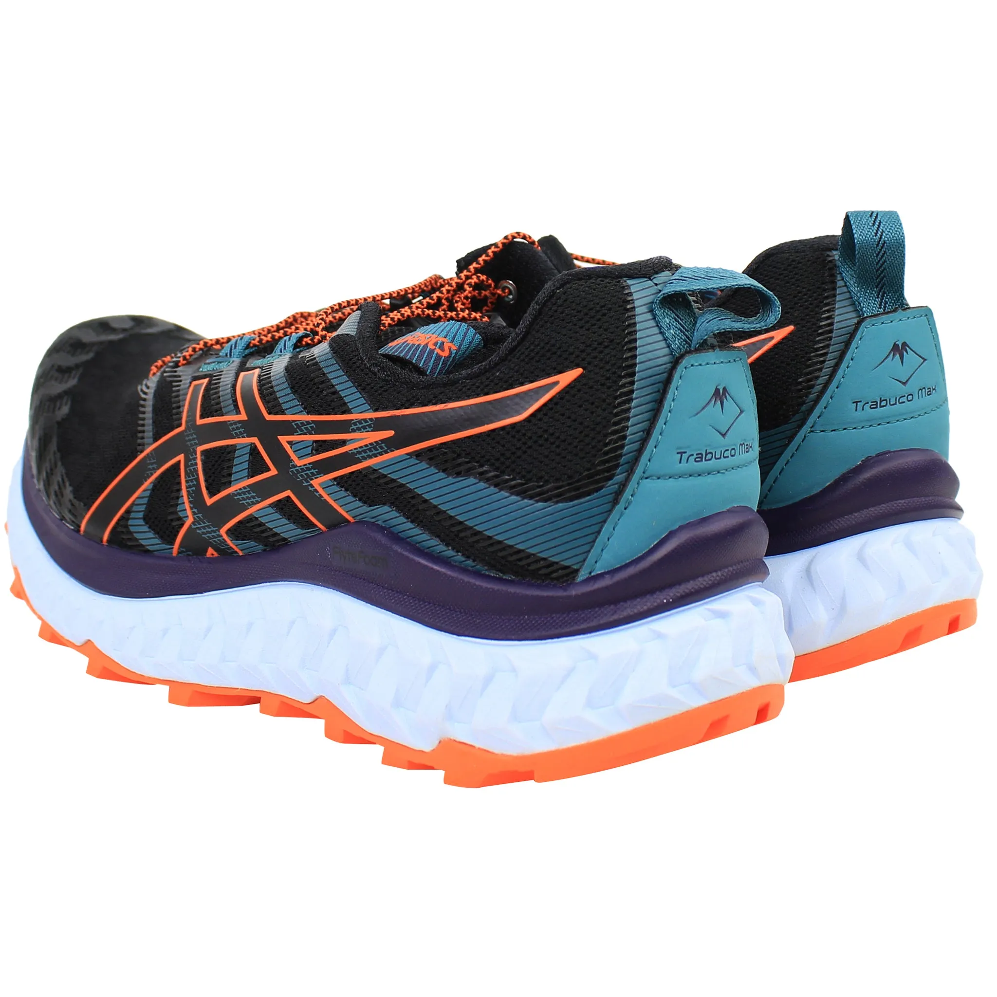 Asics Minimalist Shoes Asics Trabuco Max Womens Black Running Shoes