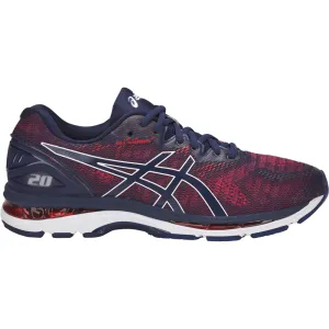 Asics Men's Gel-Nimbus 20 Width D Running Shoes in Indigo Blue/Indigo Blue/Fiery Red Asics Gore Tex Trail Shoes